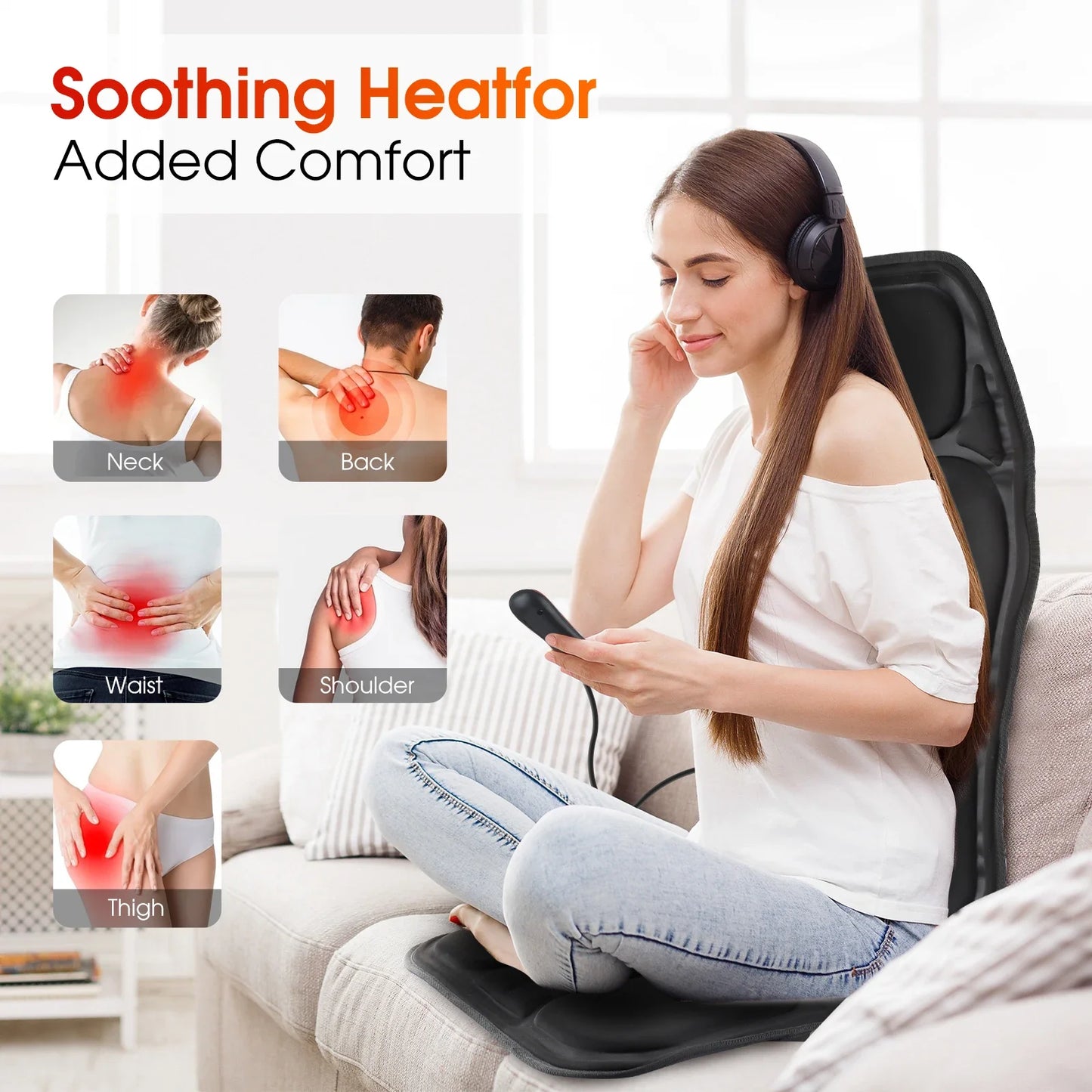 ThermaSoothe Massage Cushion